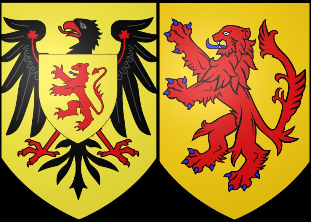 Имперский и графский личный гербы короля Виллема II