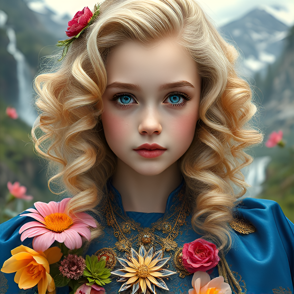 Мари. В галерее иллюстрации созданы нейросетью для онлайн генерации картинок dezgo.com.