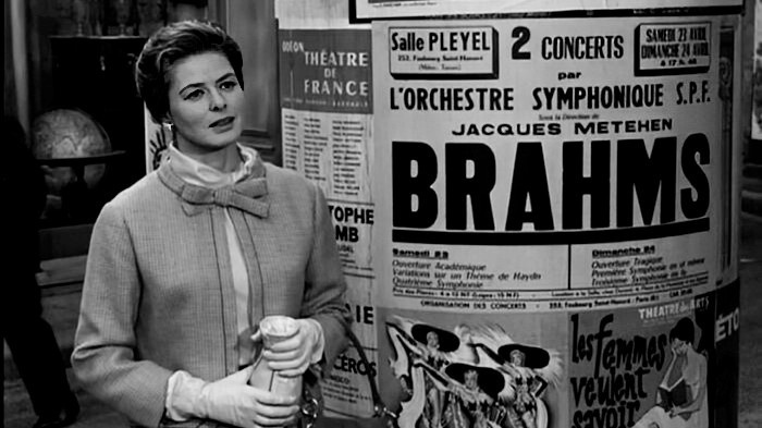 Кадр из фильма «Любите ли вы Брамса?», 1961 год, режиссер Анатоль Литвак