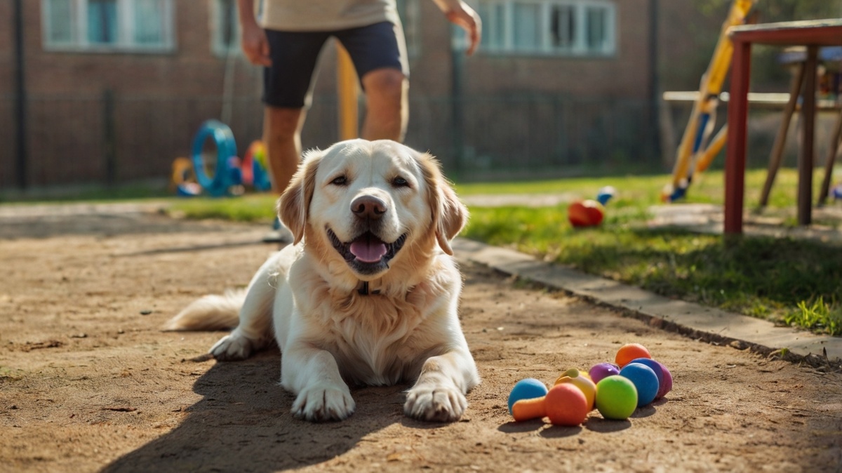 Регулярные игры и прогулки помогают поддерживать физическую и умственную активность питомца