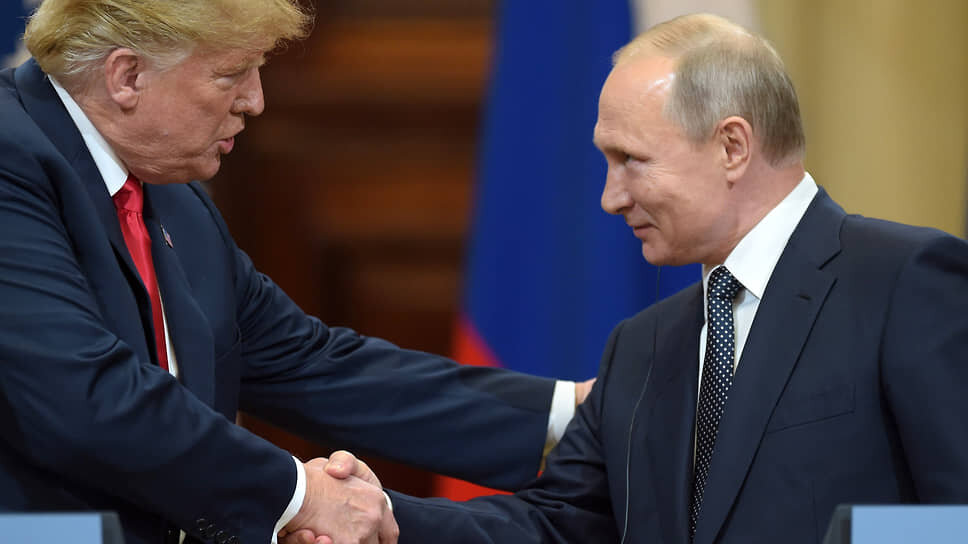 Дональд Трамп и Владимир Путин.📷Фото: Дмитрий Азаров / Коммерсантъ