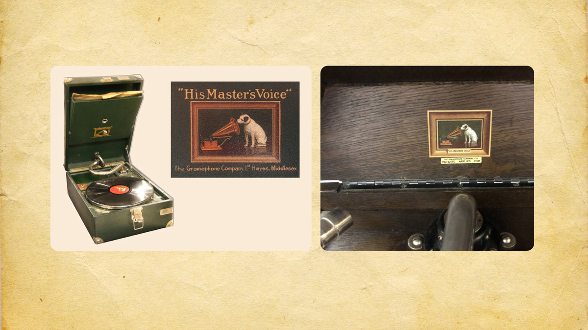 Патефон HMV