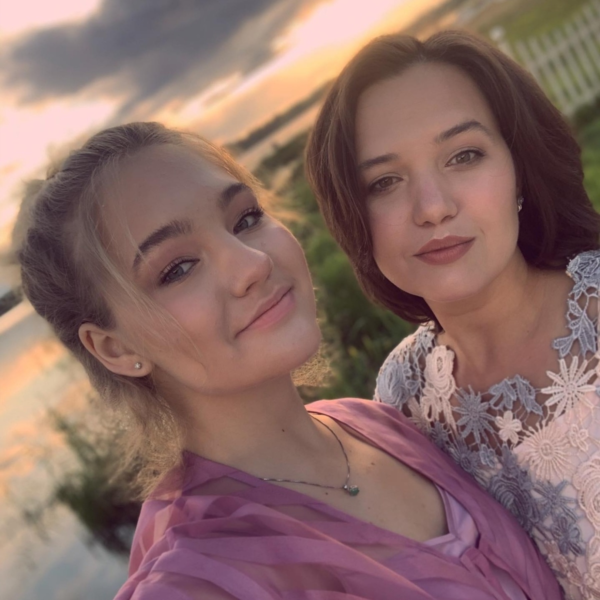 Бывшая жена Алексея Фатеева с дочерью Марией