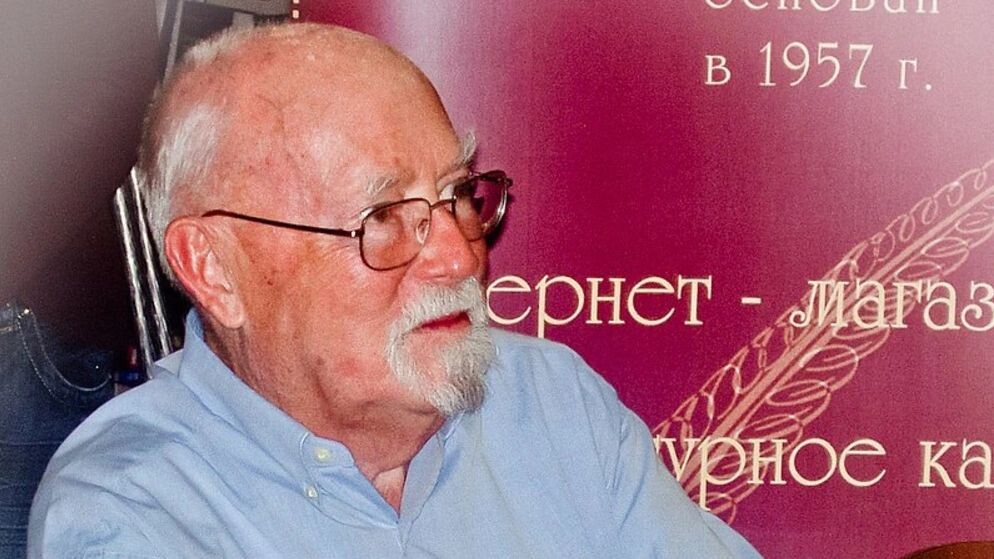    Гарри Гаррисон в Москве (2008 год). Фото: Dmitry Rozhkov / ru.wikipedia.org