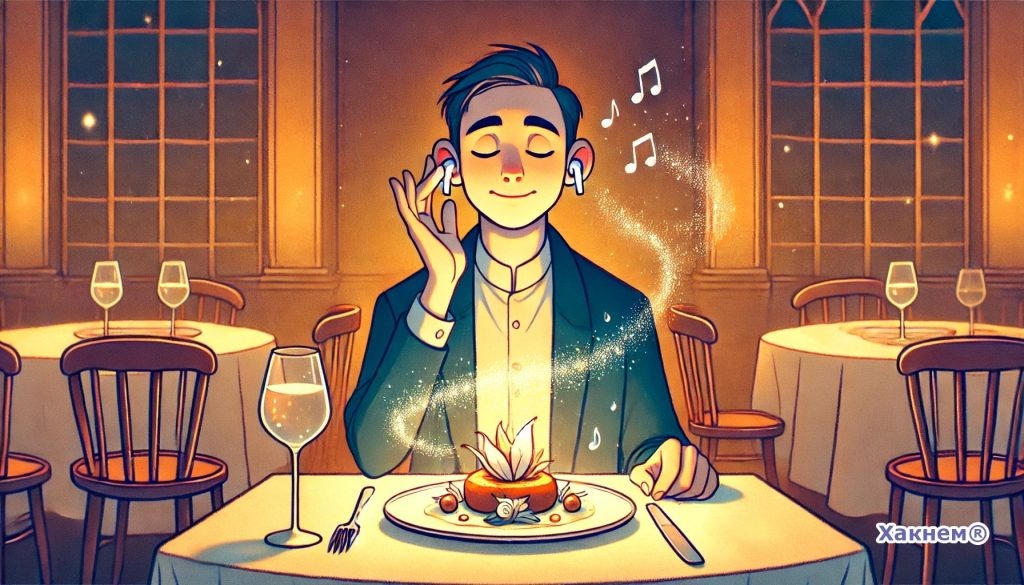 Музыка делает еду вкуснее — звуки усиливают восприятие вкуса.