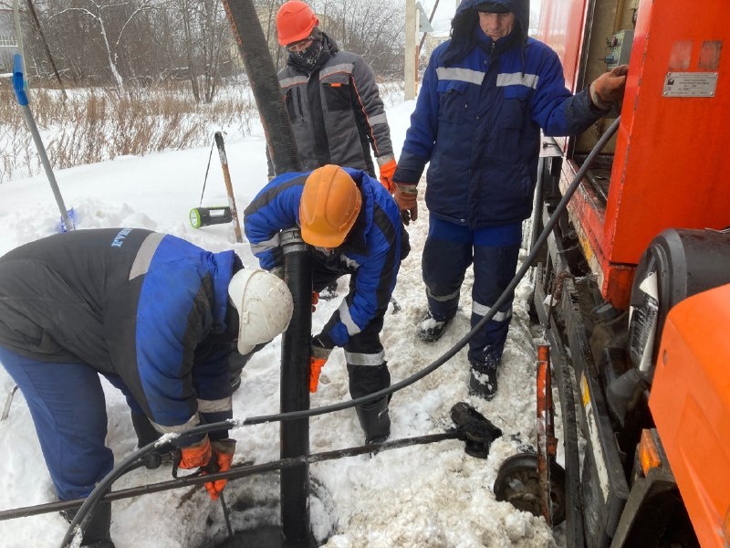    Свыше 12,5 км засоров промыли НКС за февраль