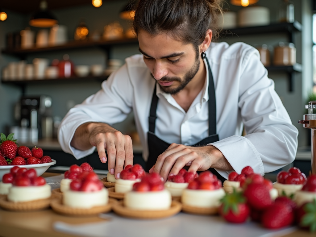 муссовые пироженые