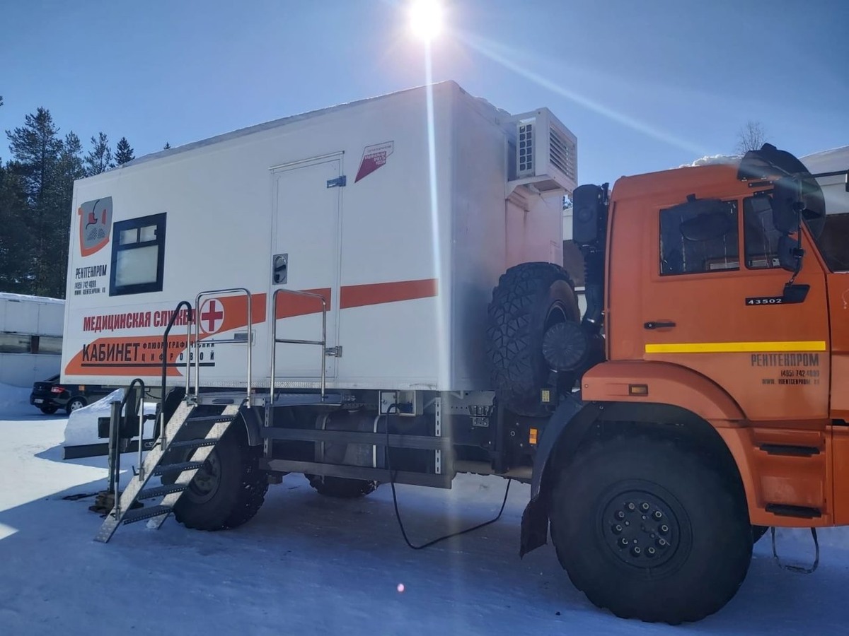    Мобильный флюорограф. Фото: пресс-служба Минздрава Карелии