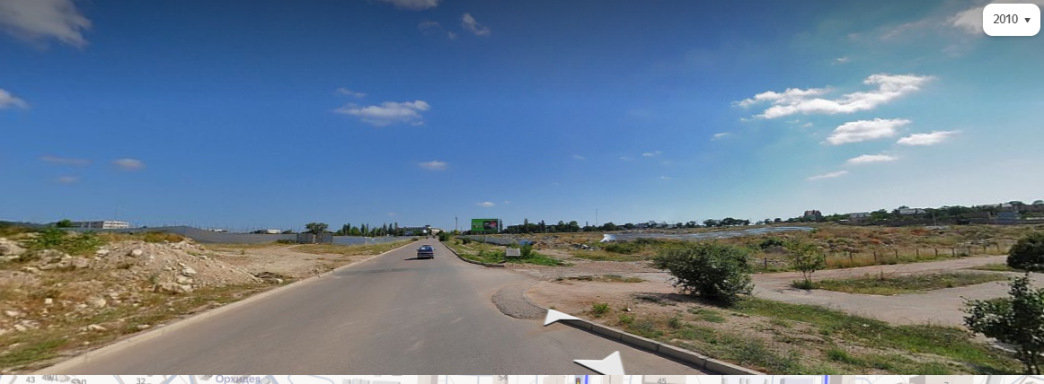 Скроншот панорамы я Яндекс карт. 