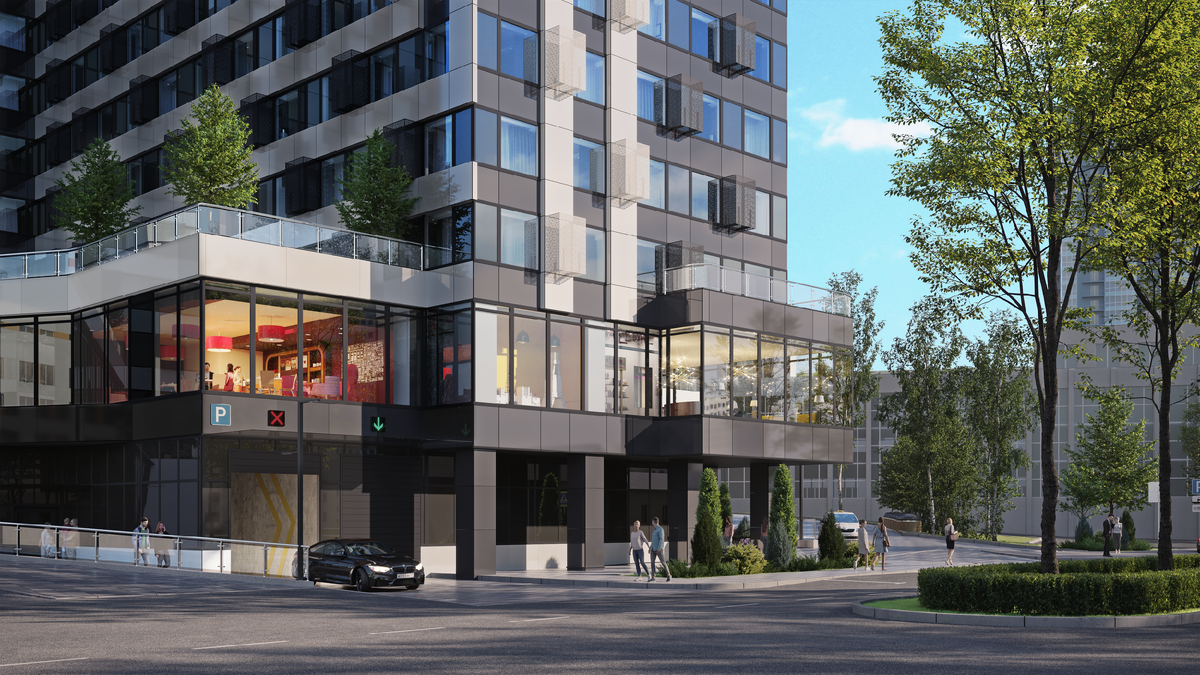 Комплекс апартаментов AIST RESIDENCE на юго-западе Москвы