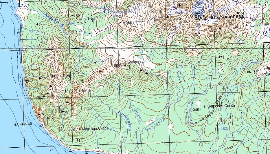 Топографическая карта  