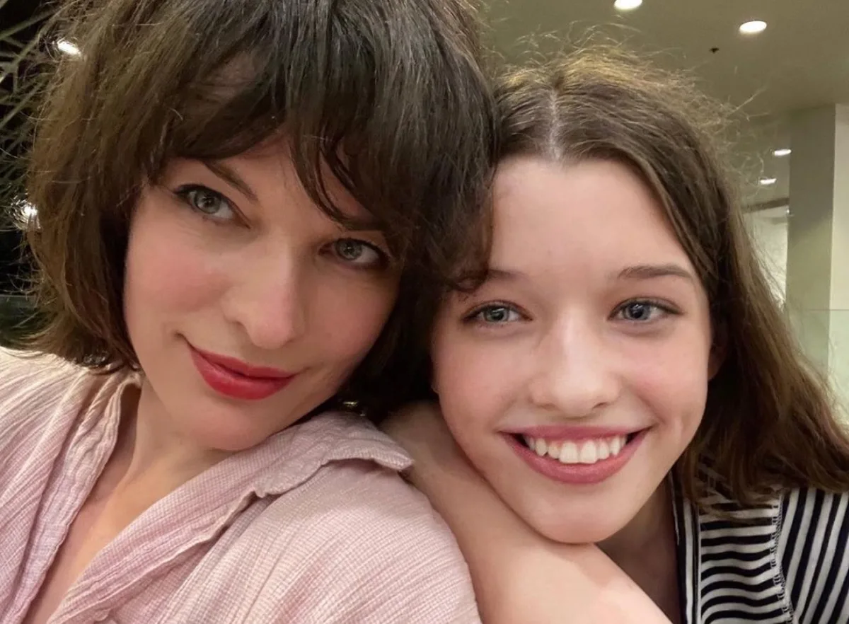 Милла Йовович с дочерью Эвер Габо Андерсон