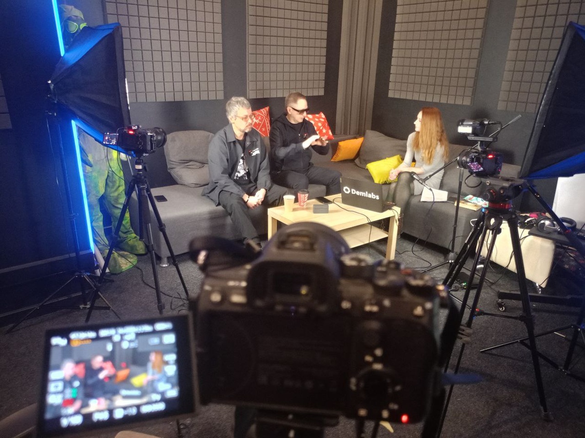 Max Lyazgin и DJ Dead в Demlabs Studio