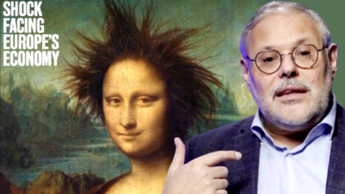 С такой обложкой вышел журнал The Economist