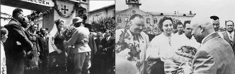 Радостно встречали...