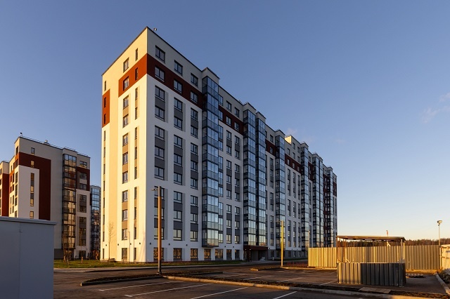 На фото: новостройка в Янино