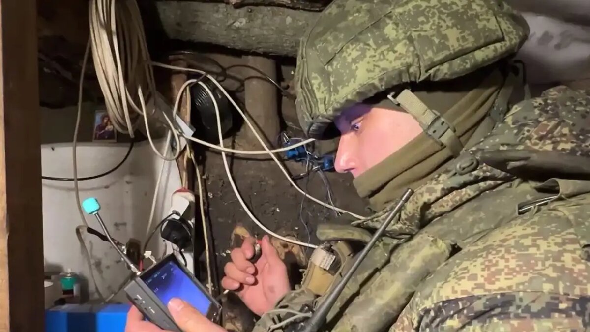    Российский военнослужащий.