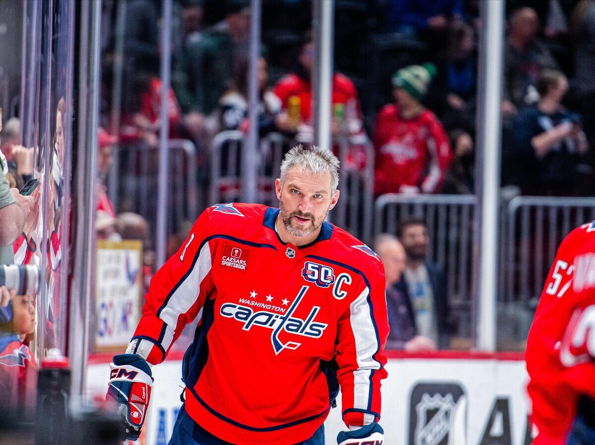    Хоккеист "Вашингтон Кэпиталз" Александр Овечкин© Фото : x.com/capitals