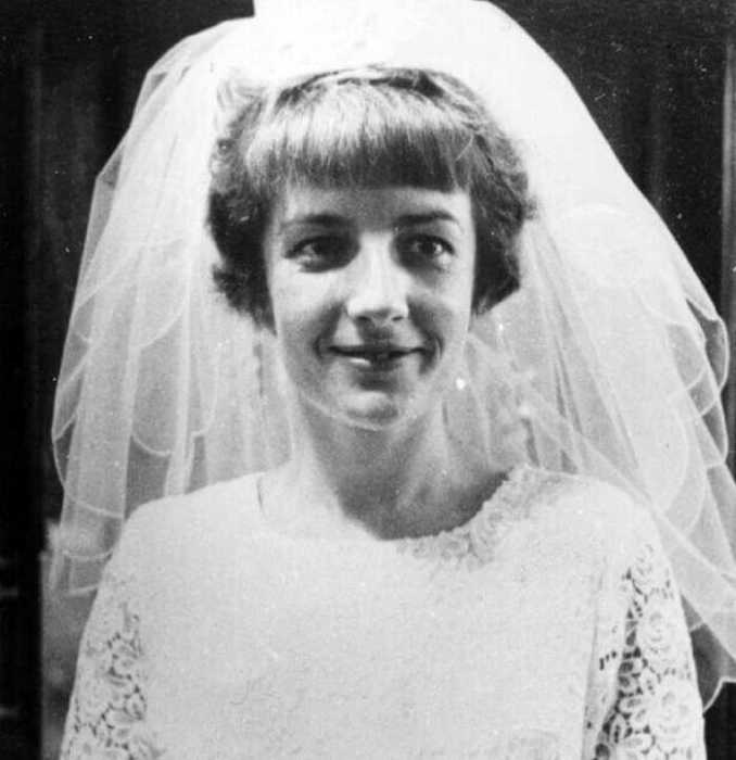 Свадебное фото Джанет Паркер.