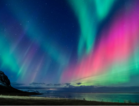 Северное сияние - фото взято из интернета