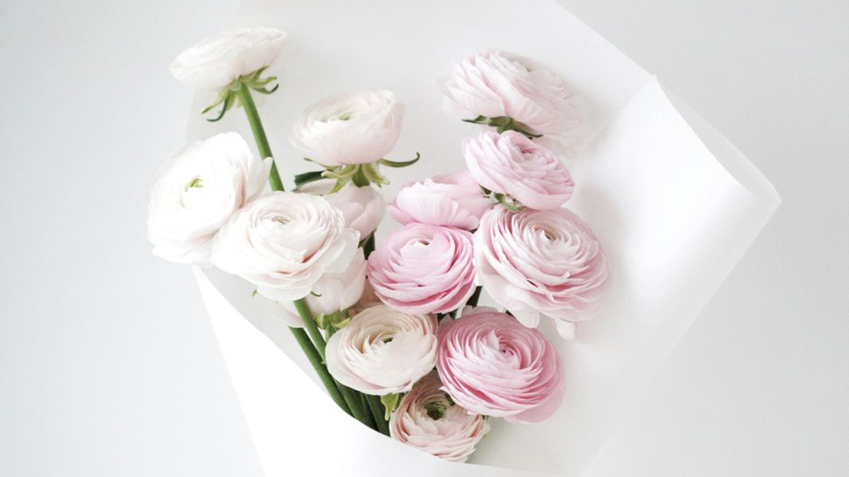 Букет из ранункулюсов