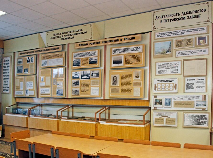 Экспозиция музея истории потребительской кооперации Забайкалья, рассказывающая о "Большой артели". Фото из открытых источников. 