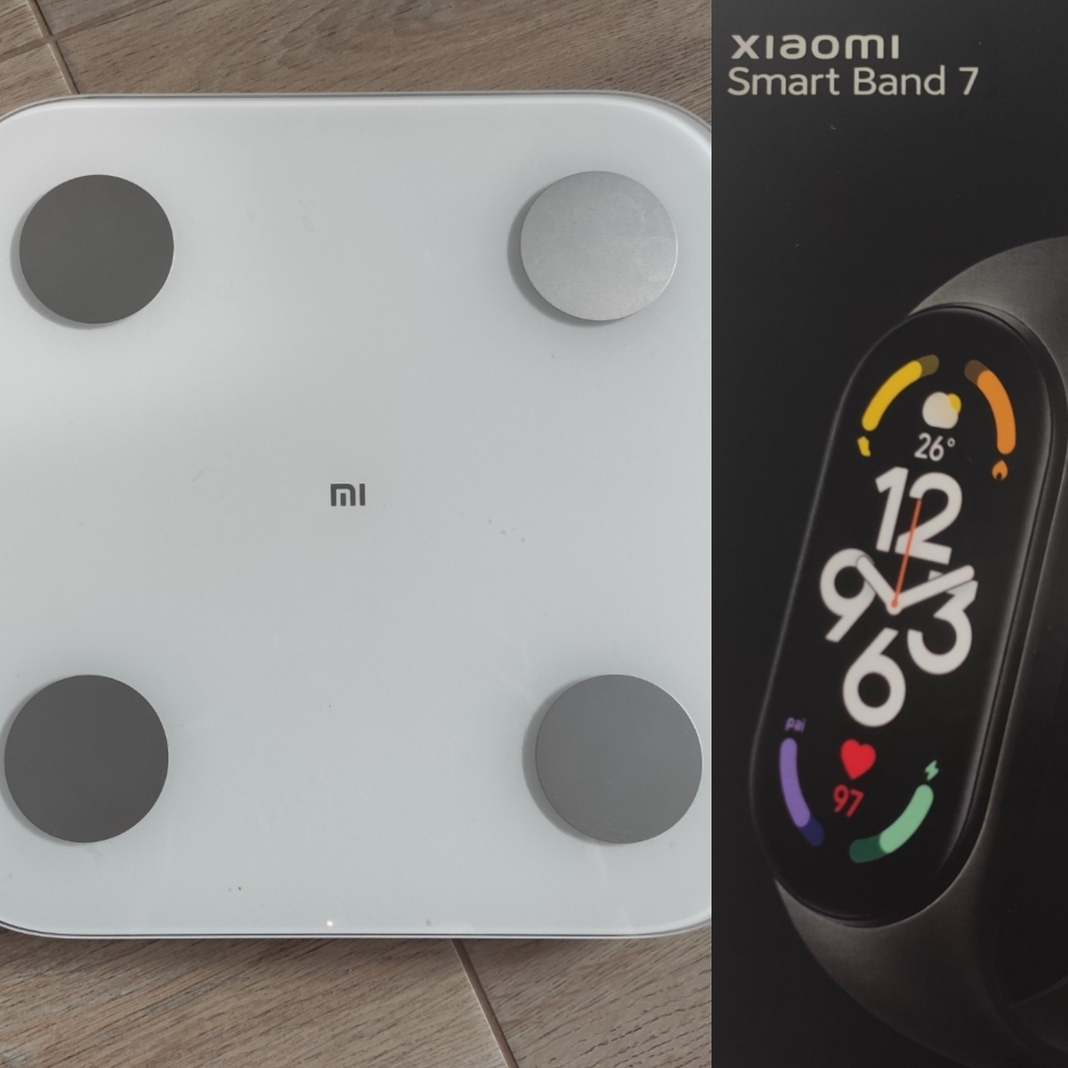 Умные весы и фитнес браслет