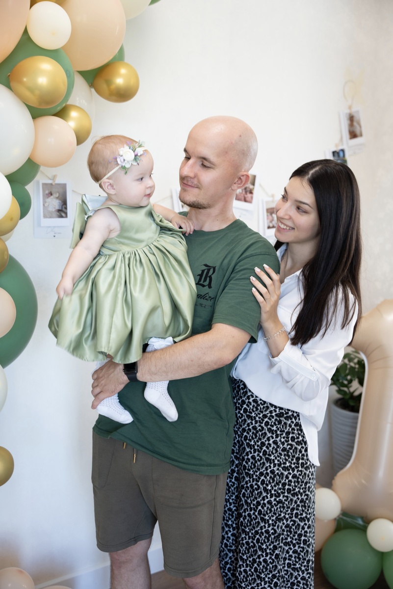 Дочке годик 