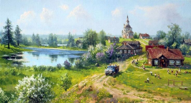 Владимир Юрьевич Жданов (деревня у реки)