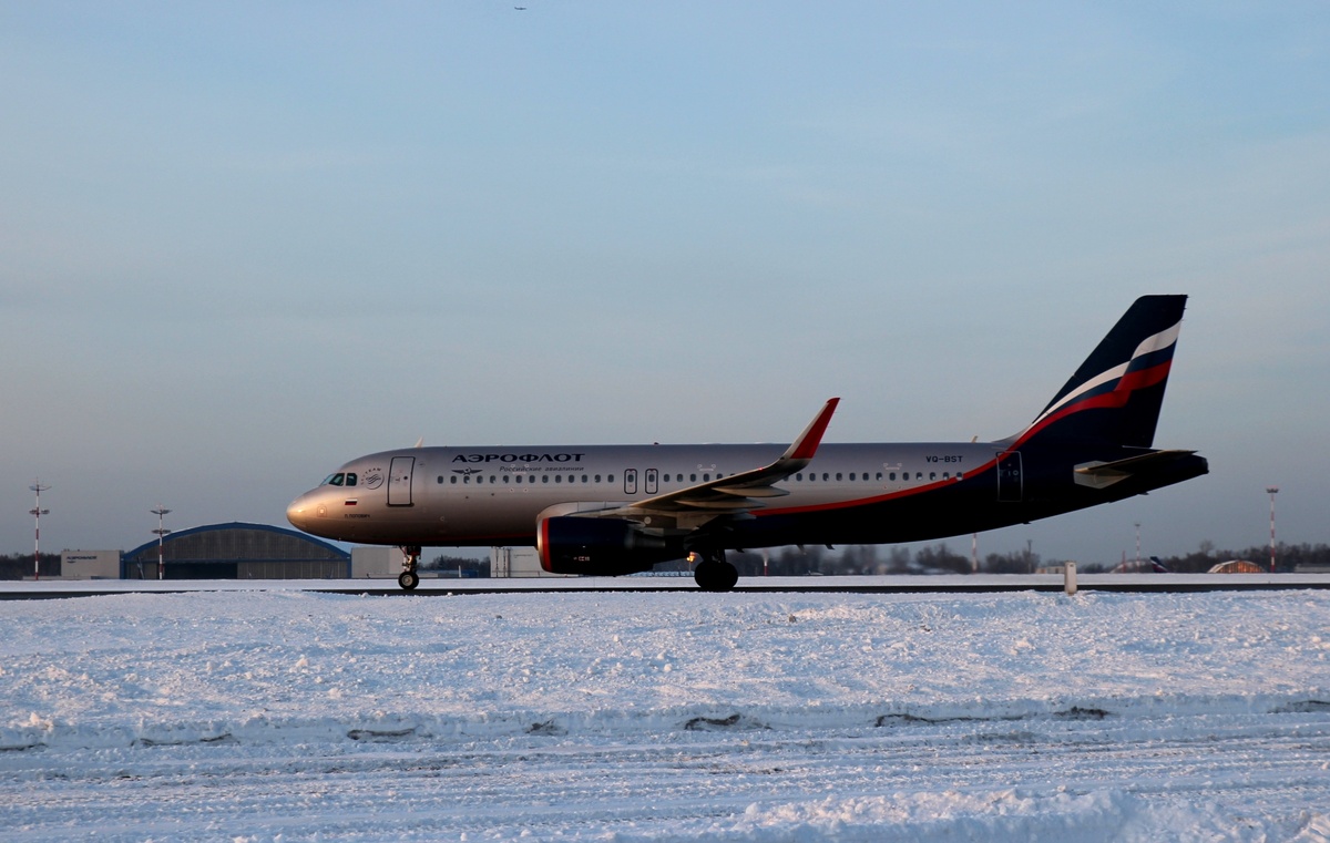 Airnus A320 авиакомпании «Аэрофлот»