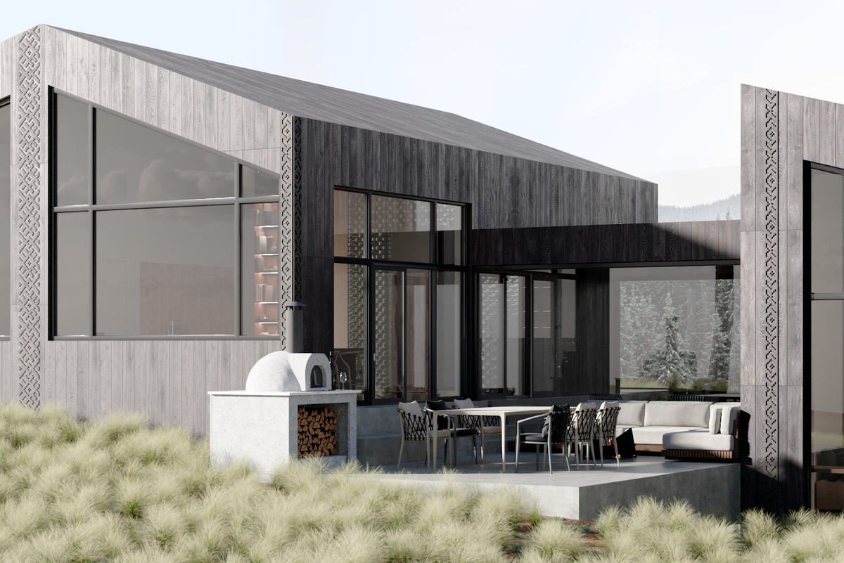 Проект Анастасии Демчуковой в неорусском стиле