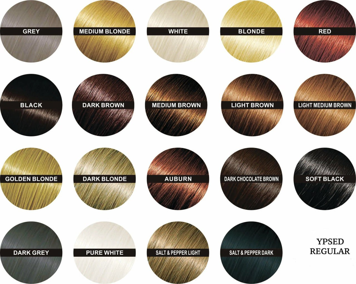 Палитры загустителей для волос достаточно обширны.