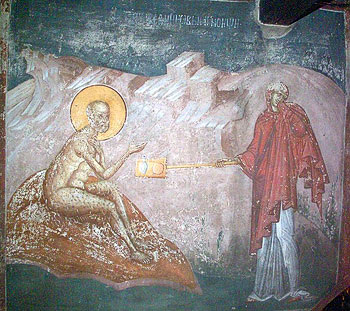 Святой праведный Иов Многострадальный. 14 в. Сербия.