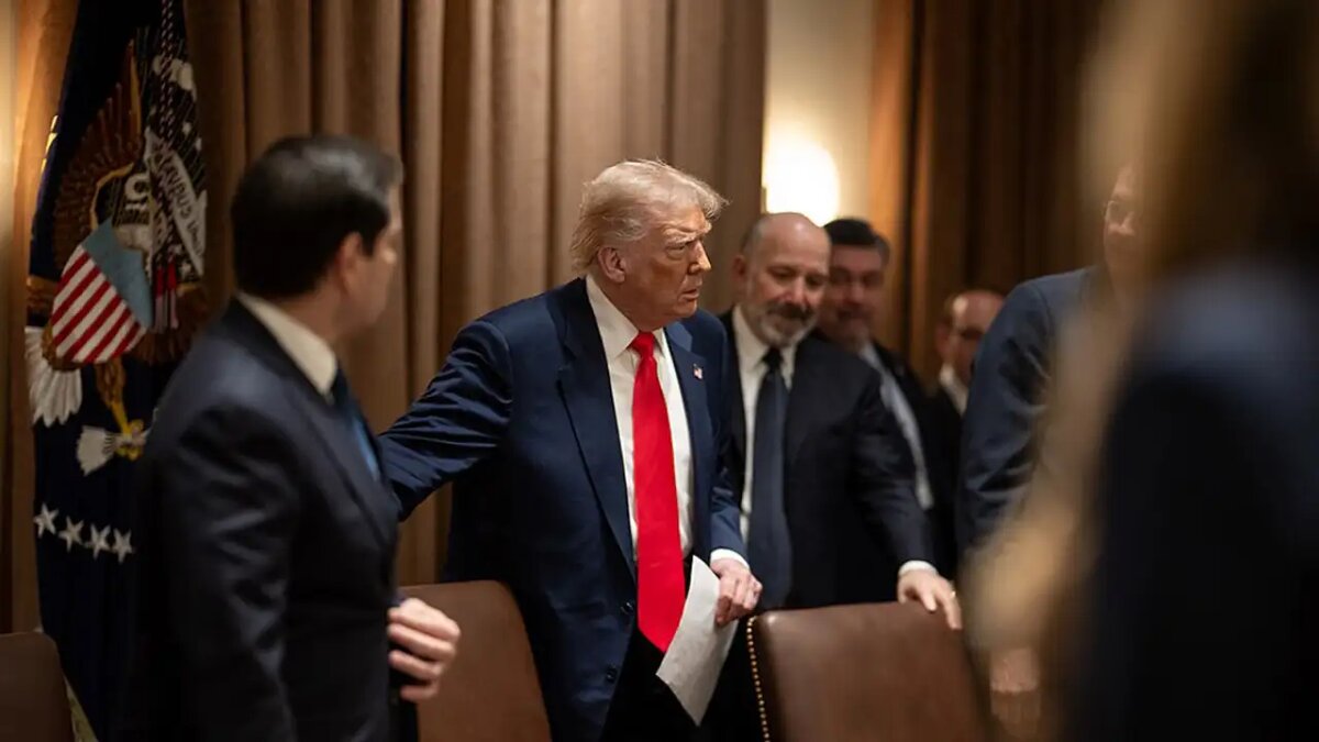    Дональд Трамп в США.