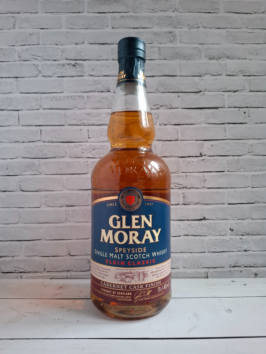 Glen Moray Single Malt Scotch Whiskey Cabernet Cask Finish