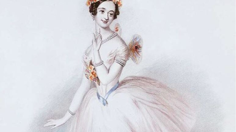 Мария Тальони в главной роли в «Сильфиде». Фото с сайта - https://dzen.ru