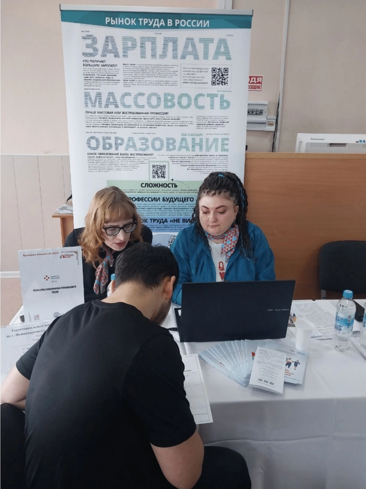    В Югре пройдет первый этап Всероссийской ярмарки трудоустройства «Работа России. Время возможностей»