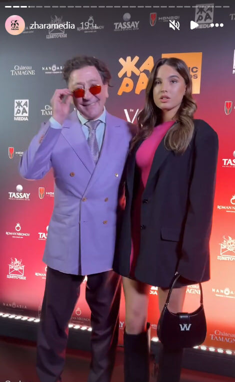 Григорий Лепс и Елизавета Бокарева. Фото: соцсети/@zharamedia