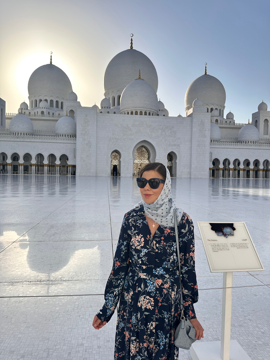 Белая мечеть в Абу-Даби 