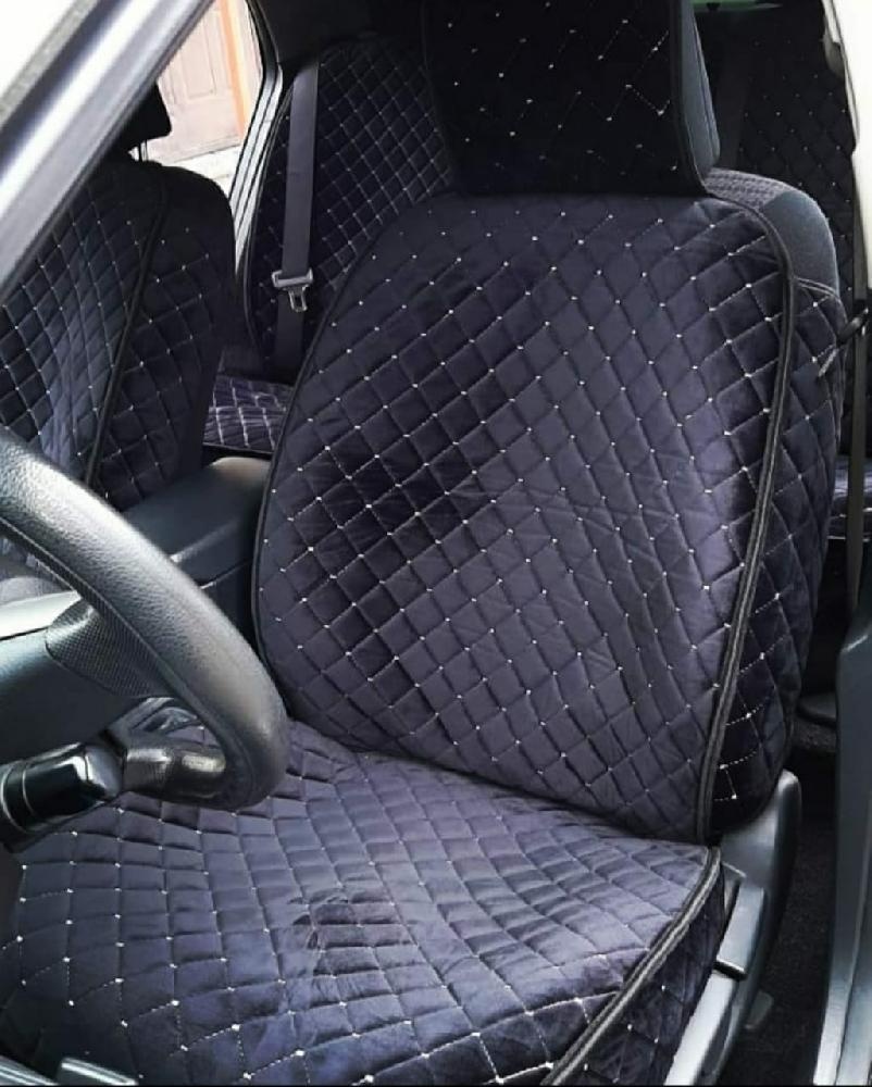 Материал: Стёганый велюр с белой строчкой