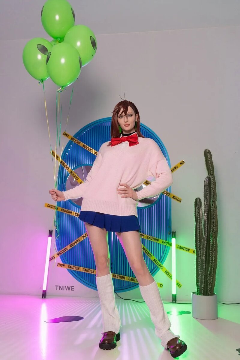 Горячий косплей на Момо Аясэ из аниме «Дандадан». Косплеер: Tniwe. Источник: vk.com/tniwe   📷