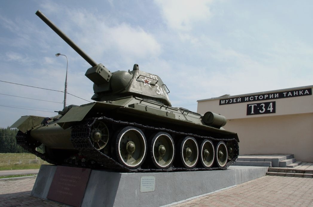 Танк Т-34 в музее.