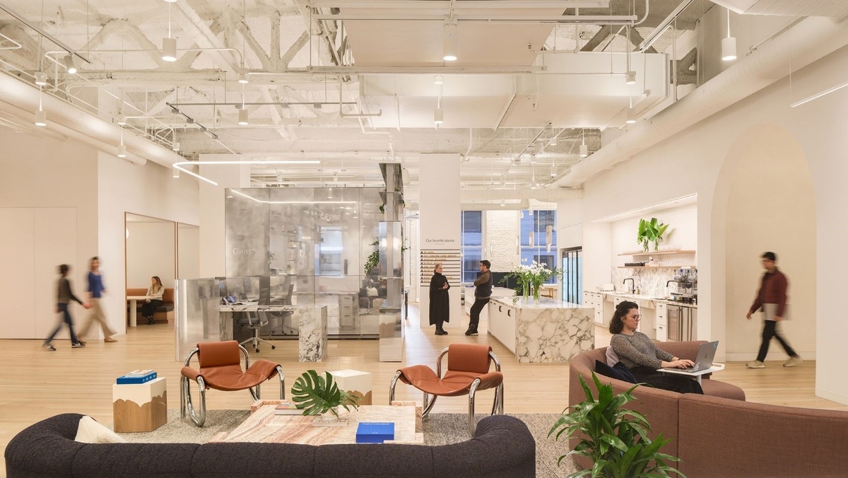 Офис компании Генслер в Сан-Франциско, фото Джейсона О'Реара. 
Источник: www.gensler.com
