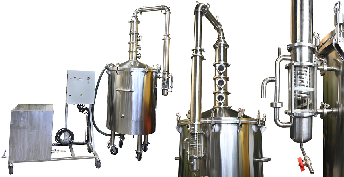 Оборудование для производства эфирных масел и гидролата