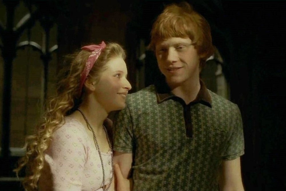     Джесси Кейв и Руперт Гринт, кадр из фильма «Гарри Поттер и Принц-полукровка» (2009)