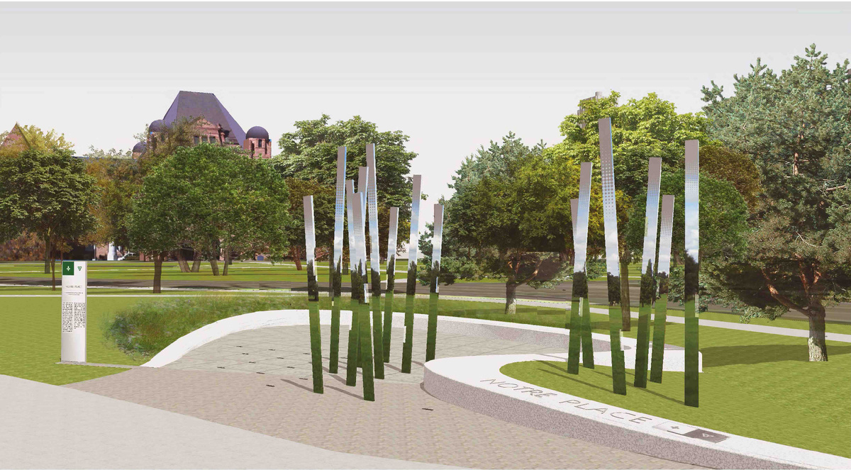 Памятник заслугам франко-онтарийцев в сфере культуры, управления, экономики и просвещения в Торонто