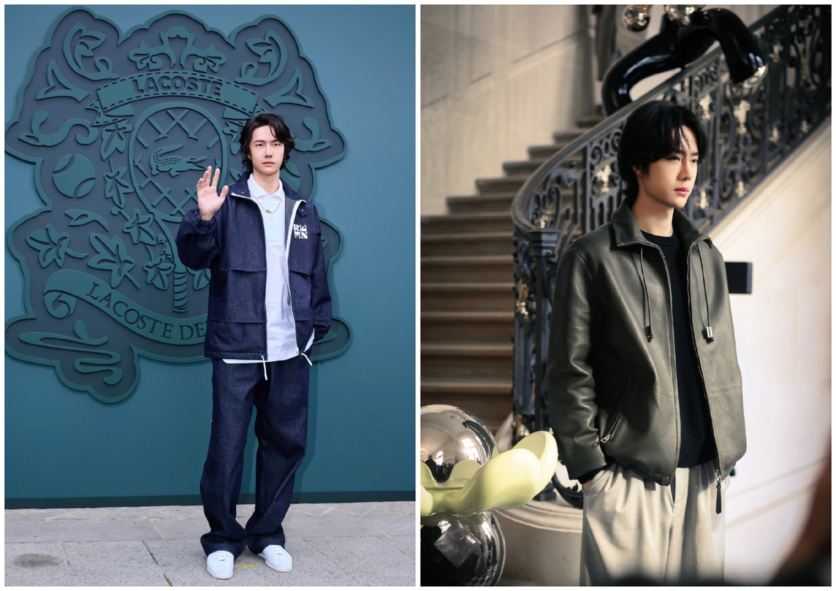 Образы от Lacoste и LOEWE (фотографии из открытых источников, коллажи мои)