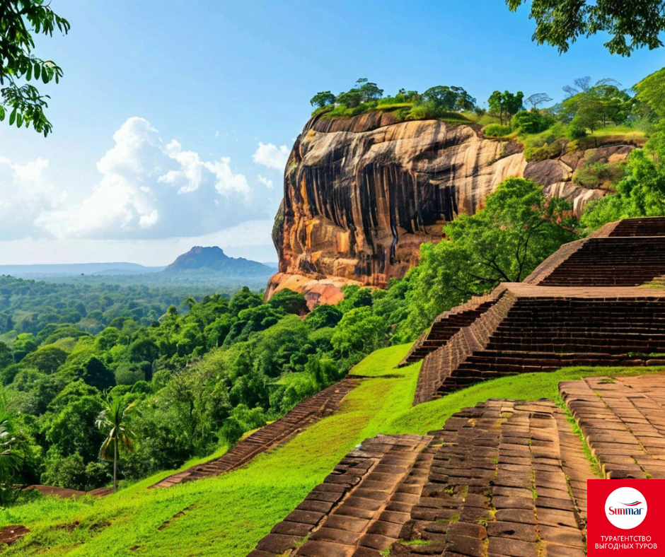 Шри-Ланка: жемчужина Индийского океана. Картинка создана при помощи ИИ.