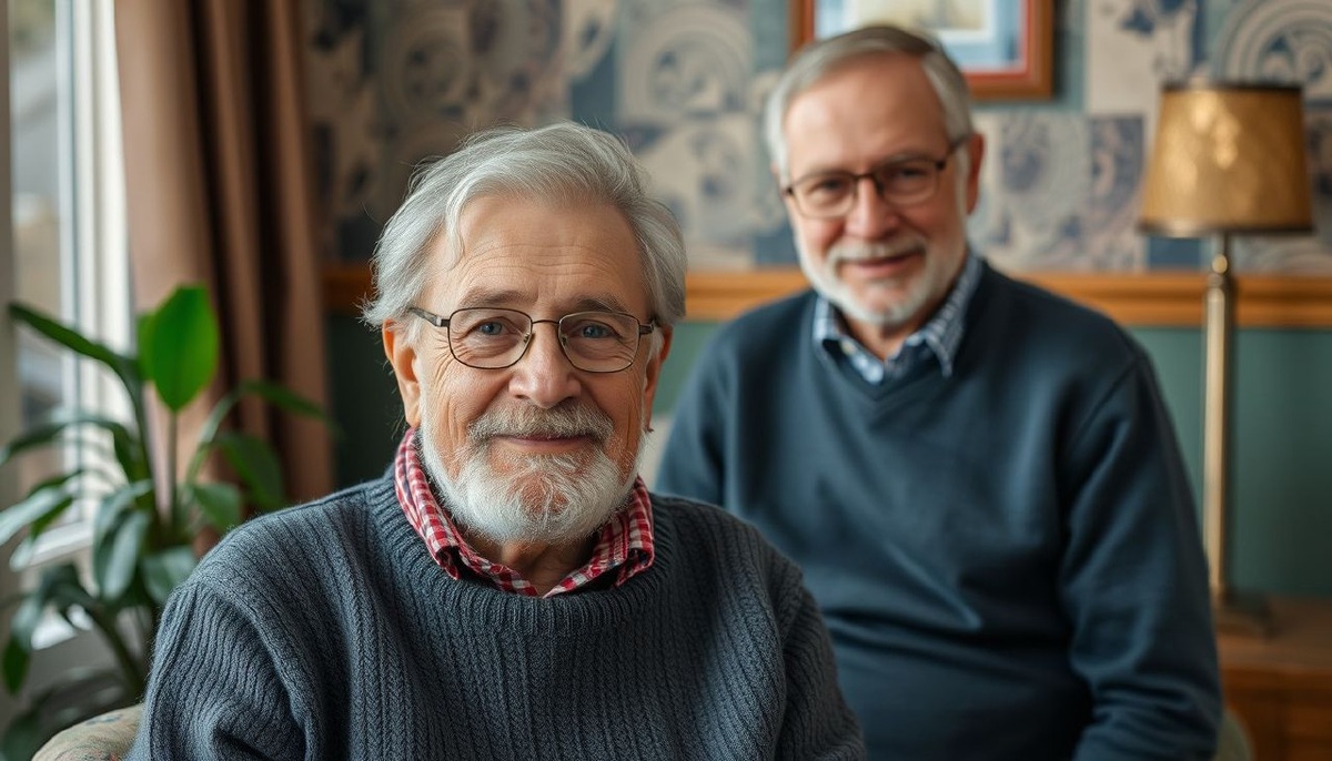 инженер Александр с другом