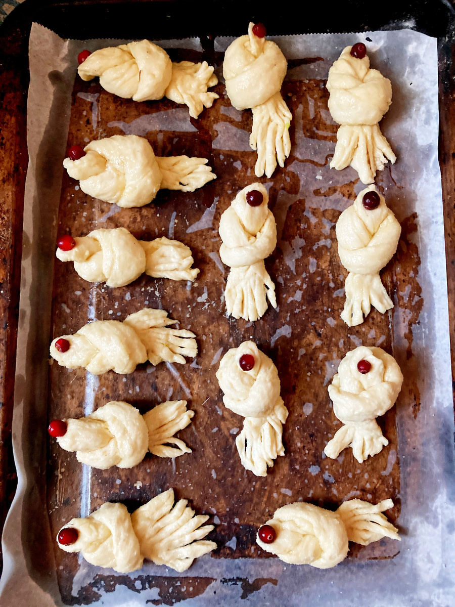 Жаворонушки.... На противне....